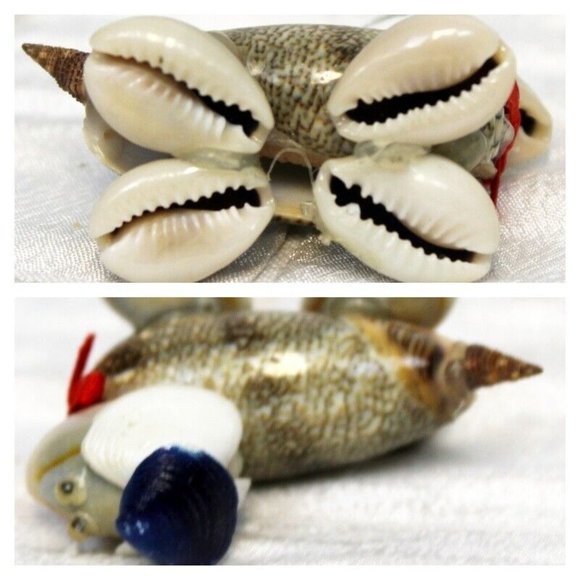 Small Wild Animal Figurines Ceramic Panda Baboon Stone Bear Shell Dog Carved - Picture 4 of 12